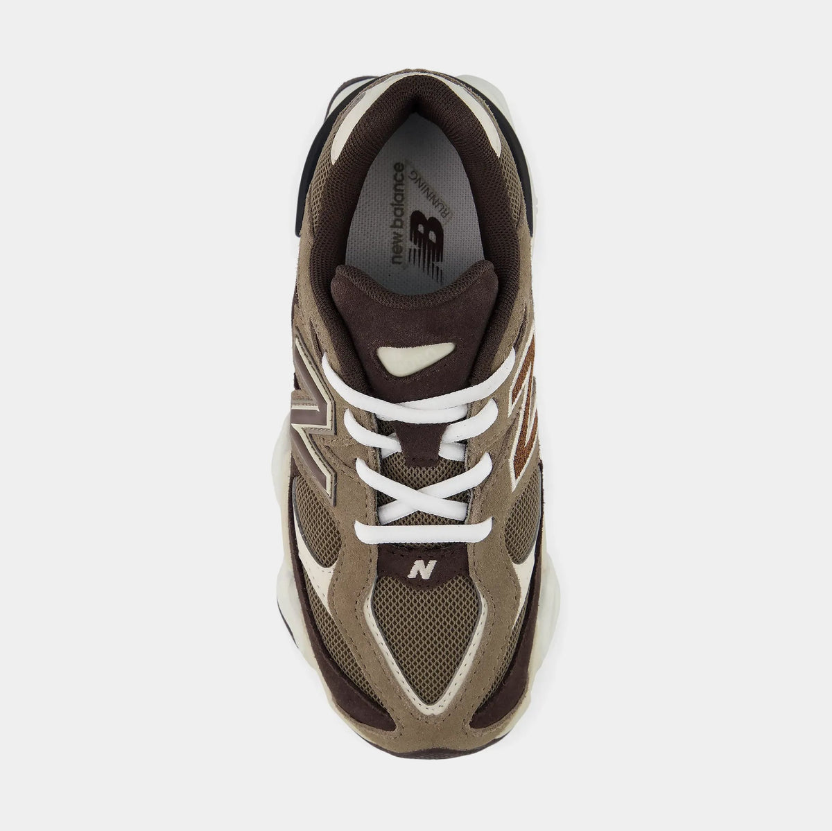 9060 Lace Preschool Lifestyle Shoes (Brown/Brown)