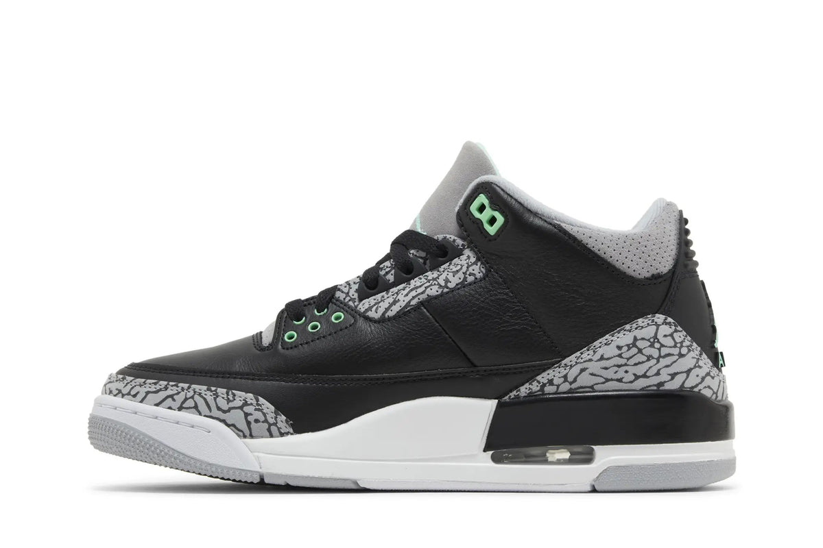 Jordan 3 Retro 'Green Glow'