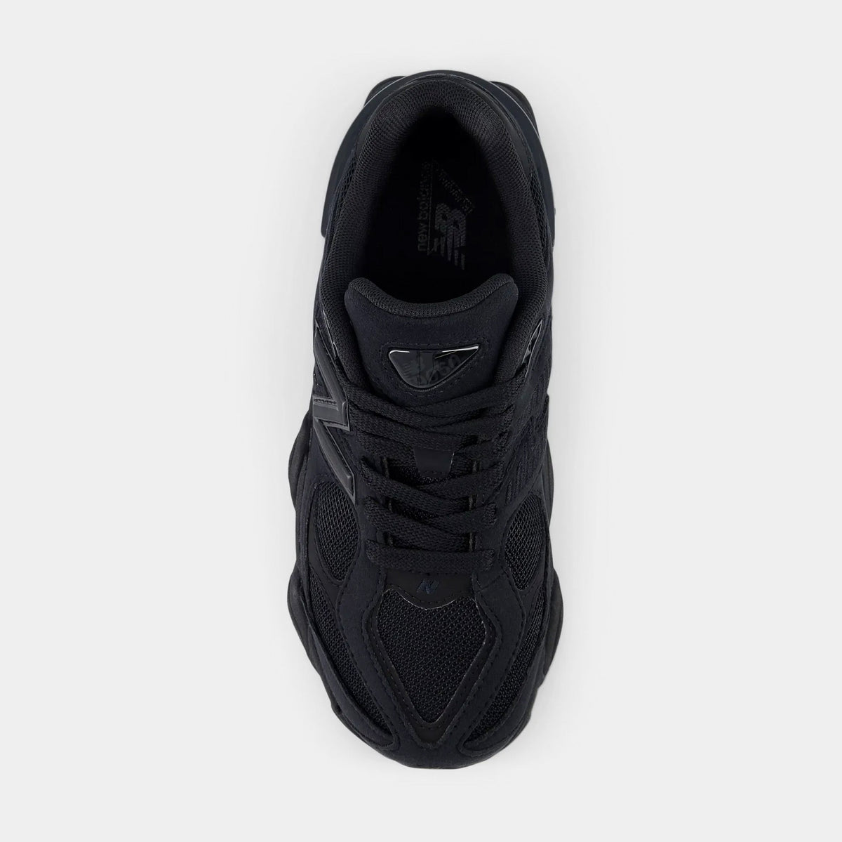 9060 Grade School Lifestyle Shoes (Triple Black)