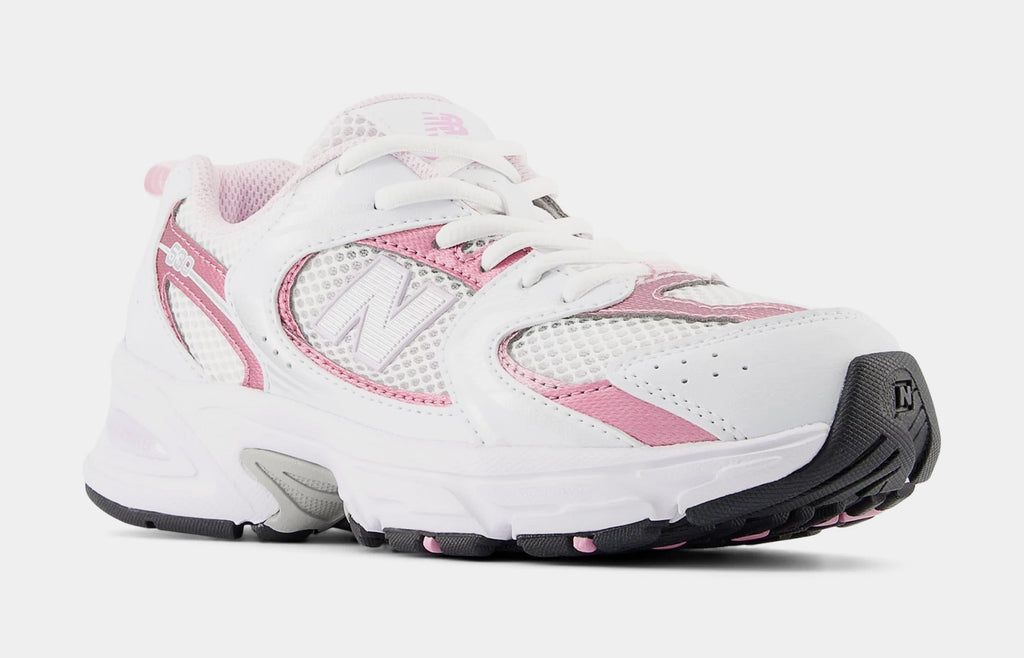 530 Grade School Running Shoes (White/Pink Sugar)