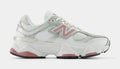 9060 Grade School Lifestyle Shoes (White/Pink)