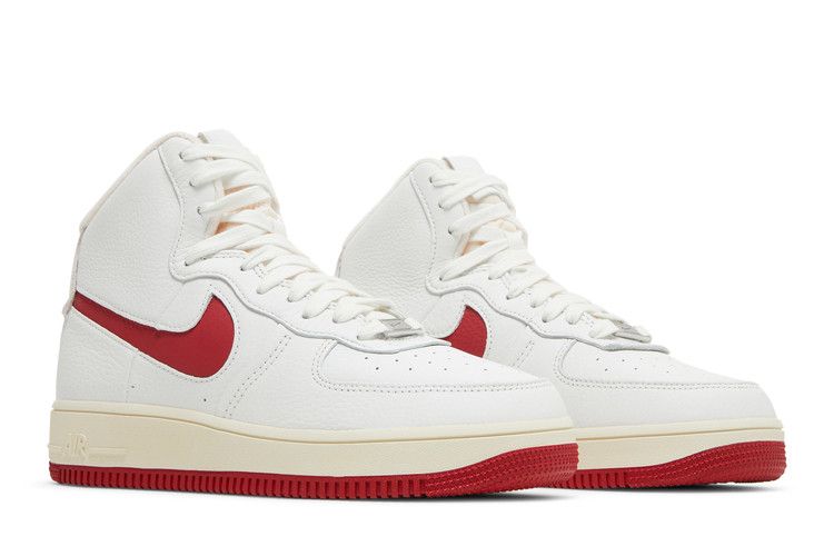 Nike Wmns Air Force 1 High Sculpt 'White Gym Red'
