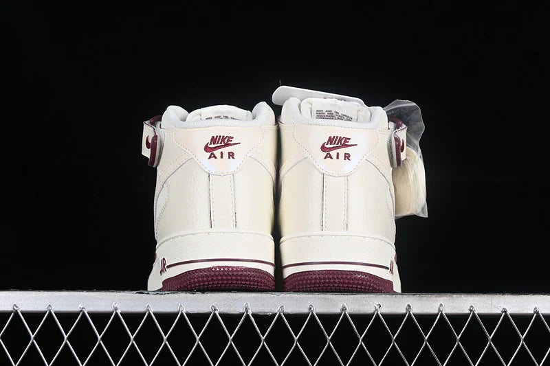 Nike Air Force 1 Mid "Sail/Crimson"
