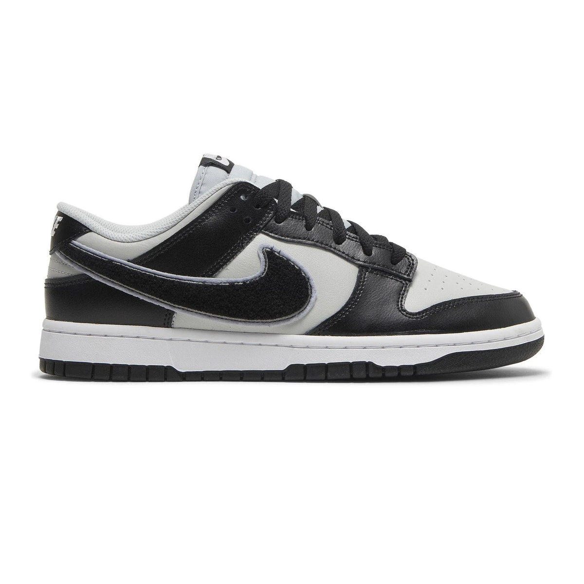 Nike Dunk Low 'Chenille Swoosh Black Grey' (2022)