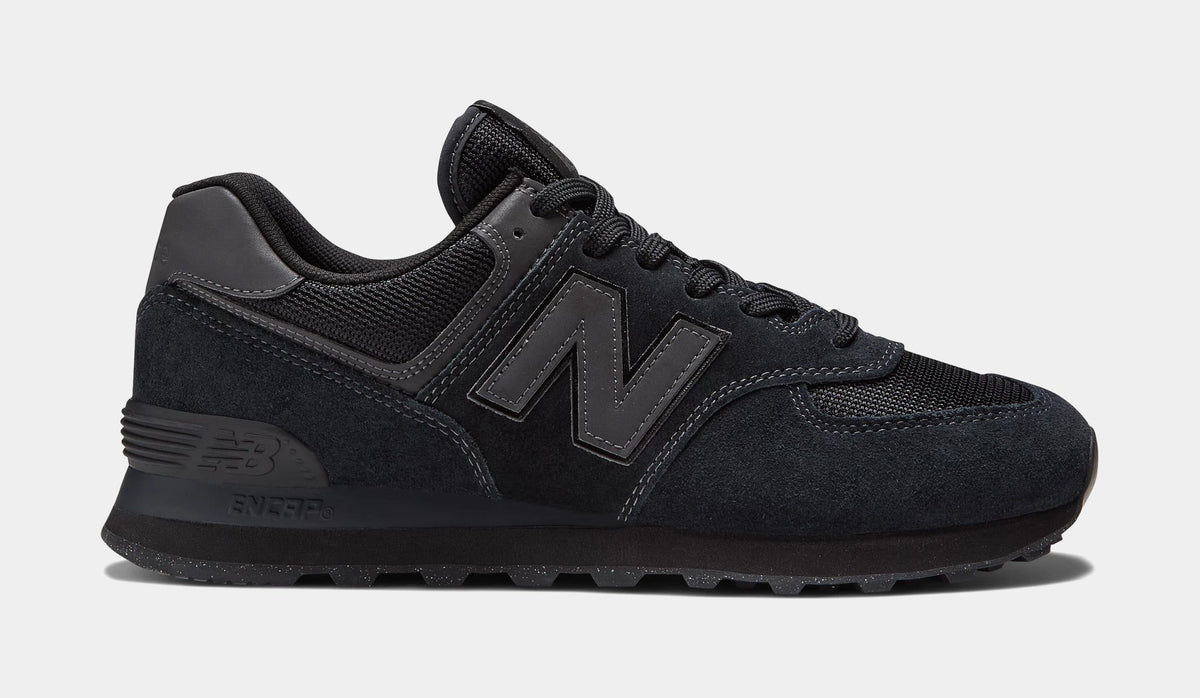 574 Mens Running Shoes (Black)