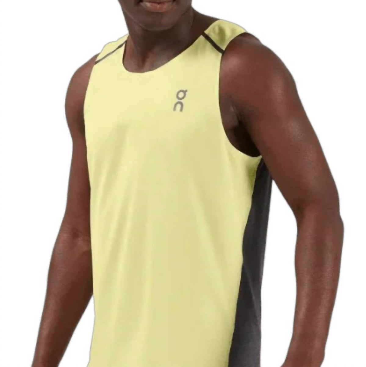Crewneck Tank Top In Limelight|Black