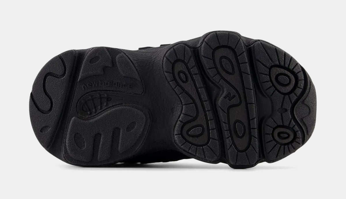 1000 Bungee Lace Infant Toddler Lifestyle Shoes (Black)