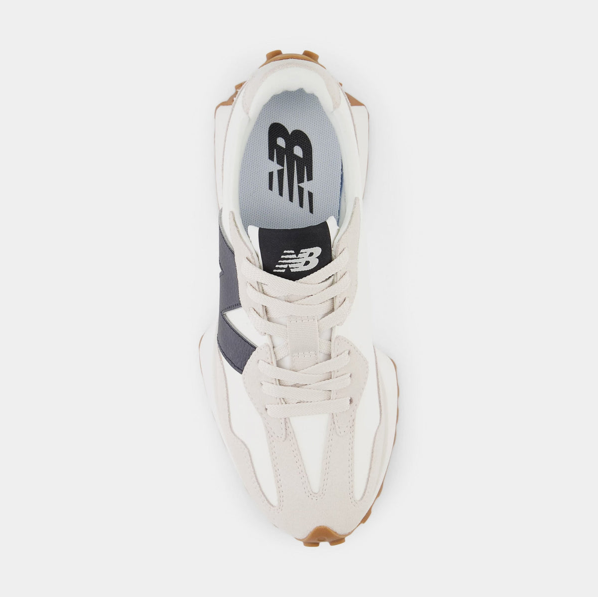 327 Womens Running Shoes (Moonbeam/Black)