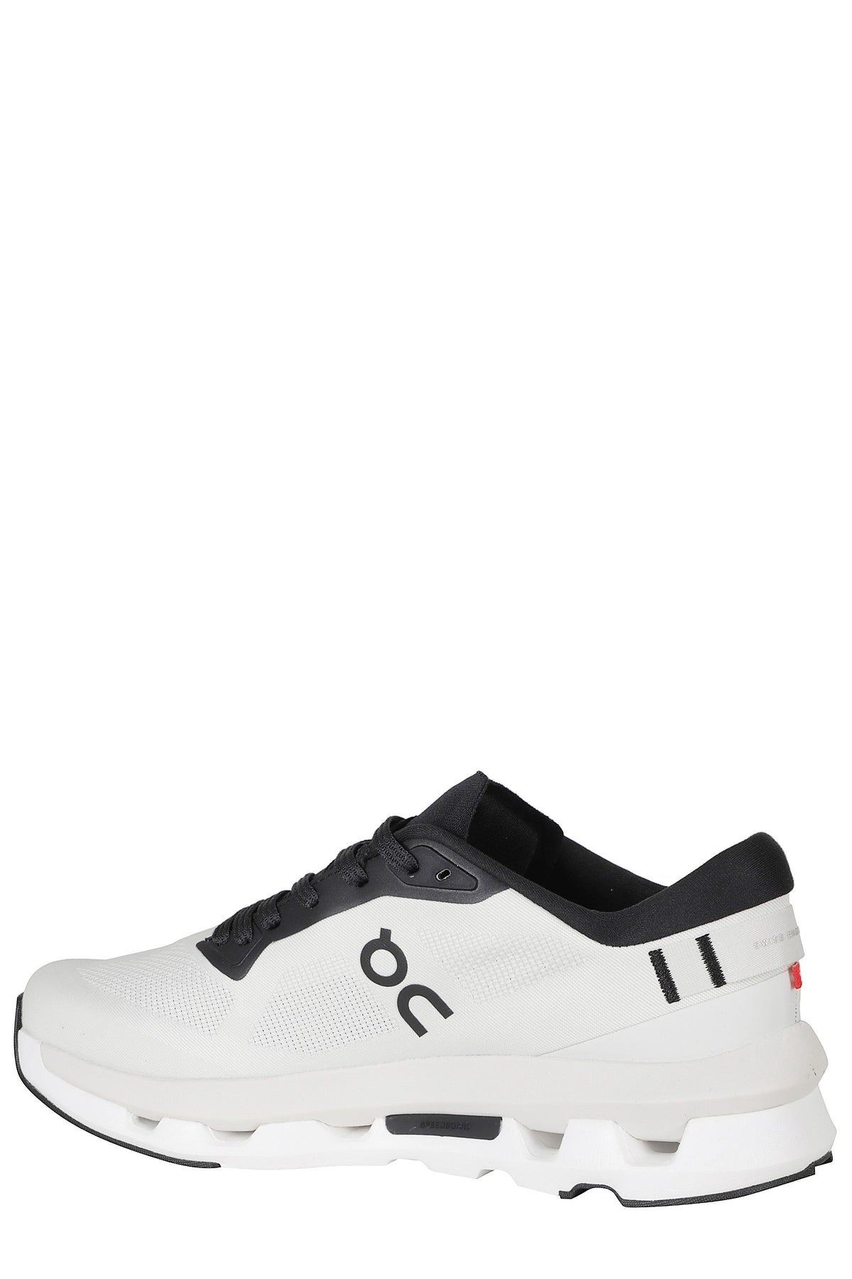 Black And White Cloudzone Mesh Rubber Sole Nylon Sneakers