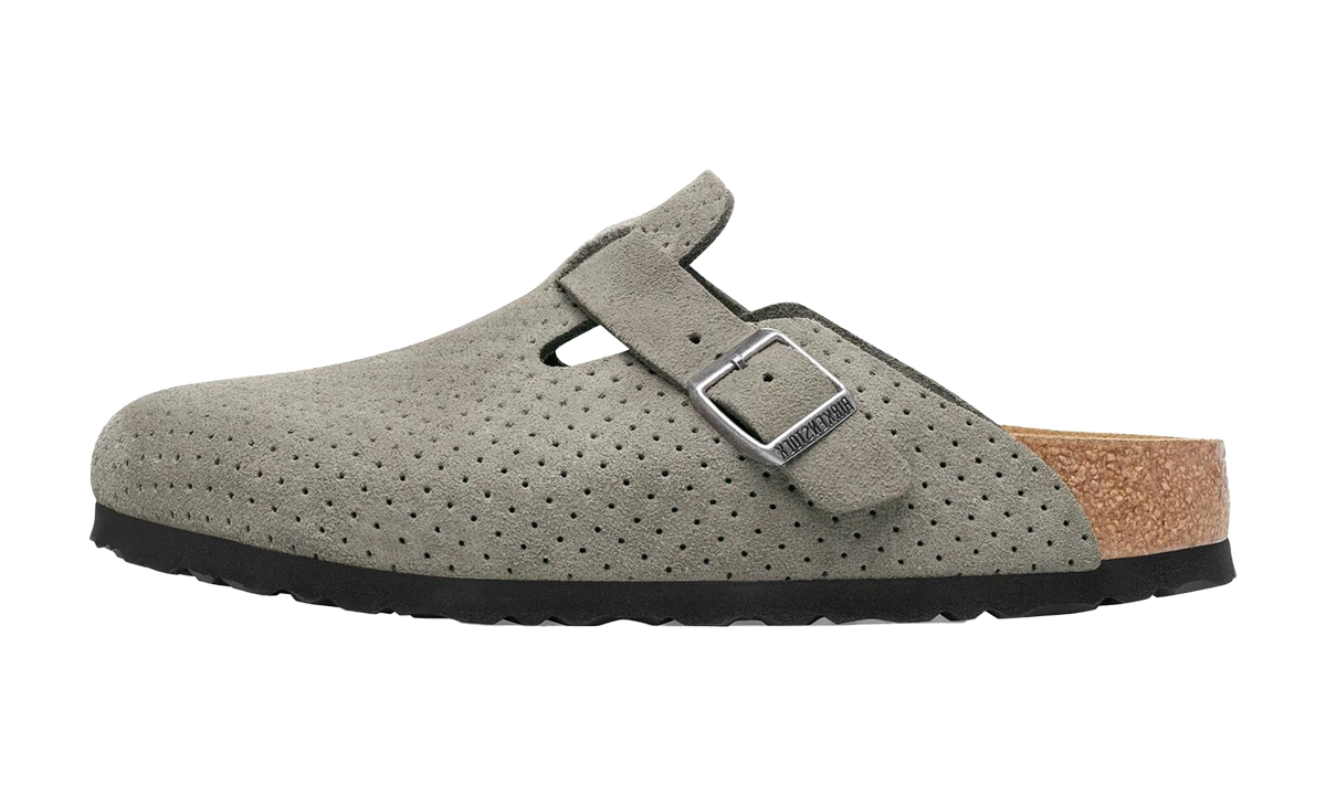 Boston Suede Embossed "Dotted Stone Coin" 1027040