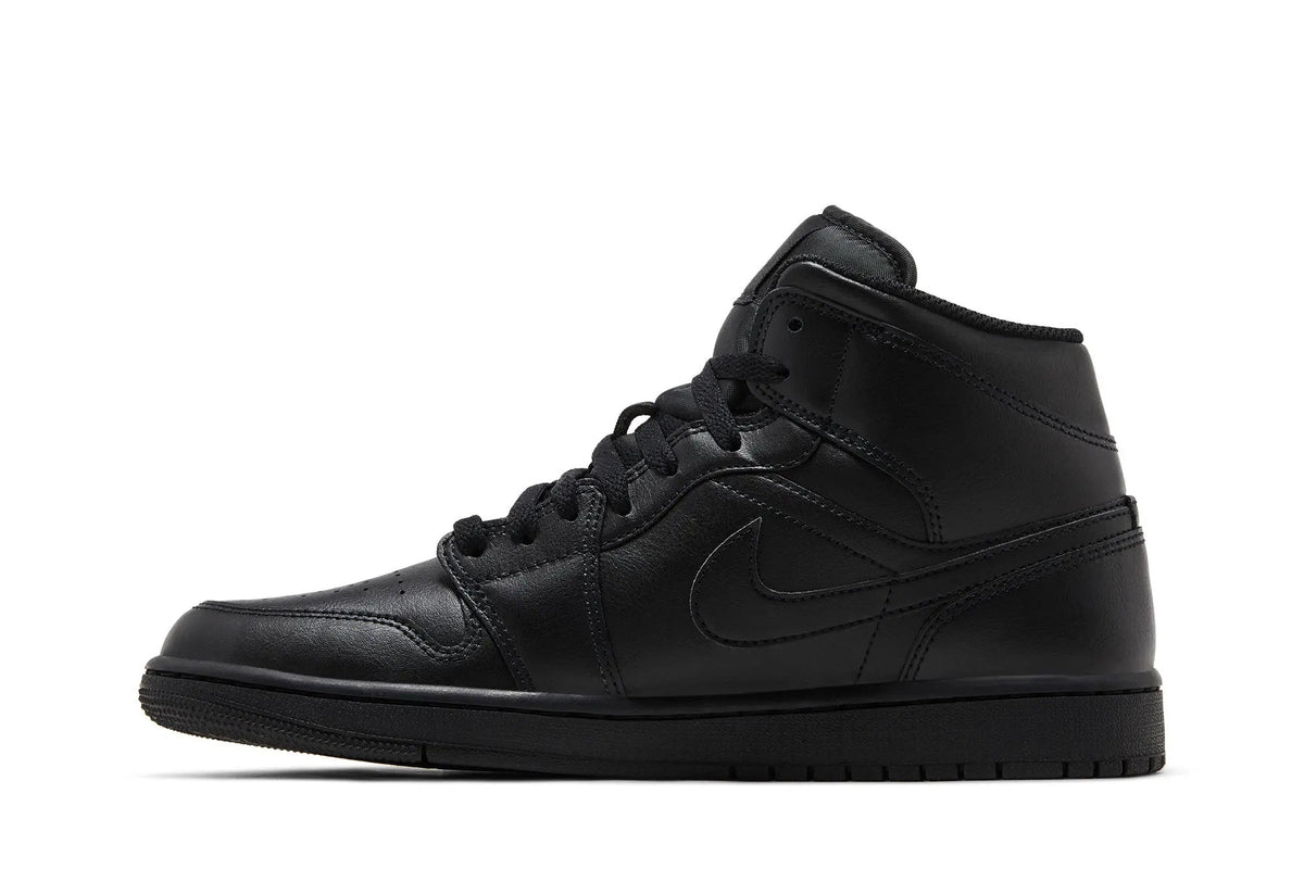 Jordan 1 Mid 'Triple Black' 2022