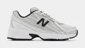 740 Grade School Running Shoes (Silver Metallic/White/Black)
