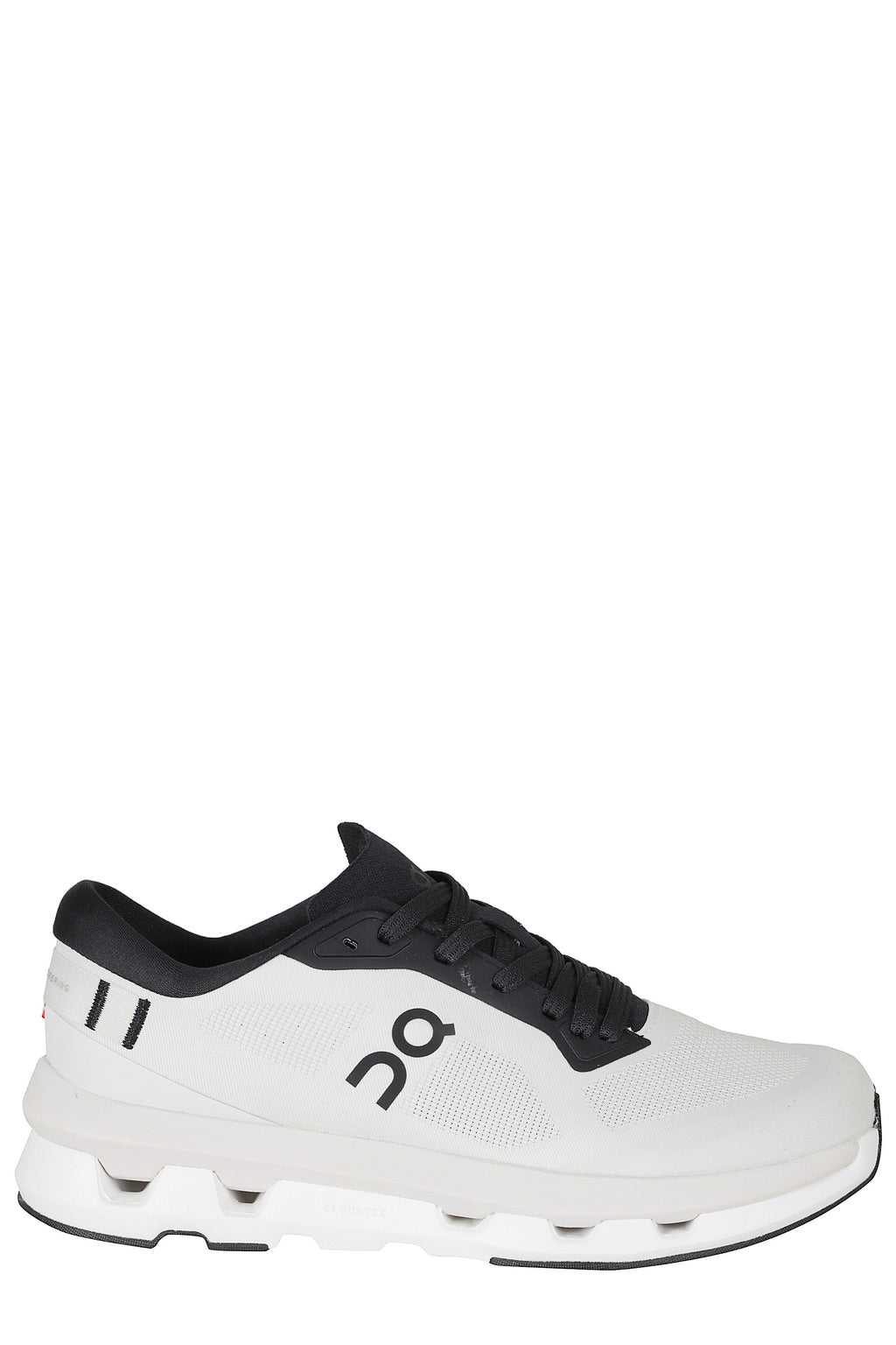 Black And White Cloudzone Mesh Rubber Sole Nylon Sneakers