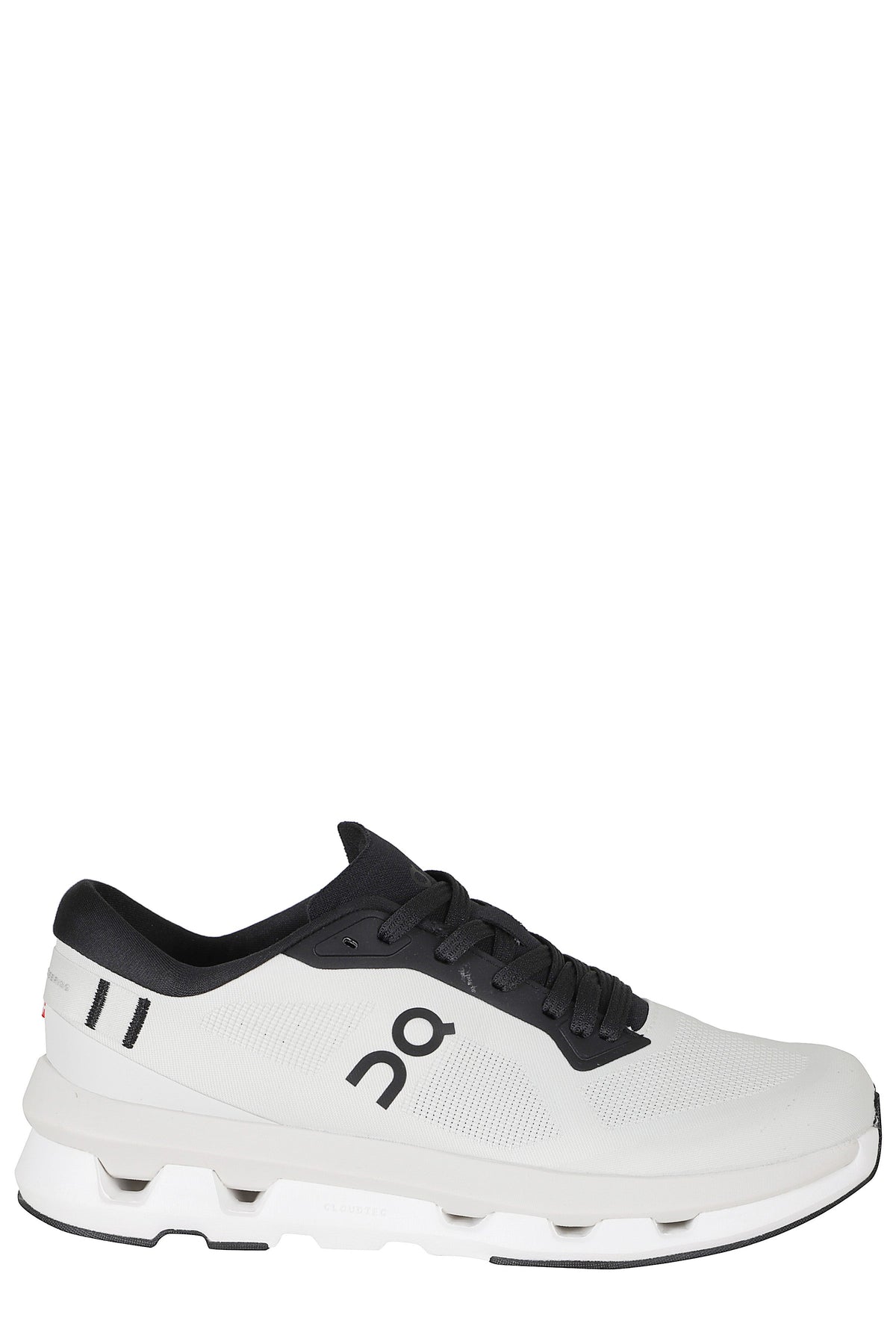 Black And White Cloudzone Mesh Rubber Sole Nylon Sneakers