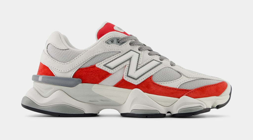 9060 Mens Running Shoes (White/Grey/Red)