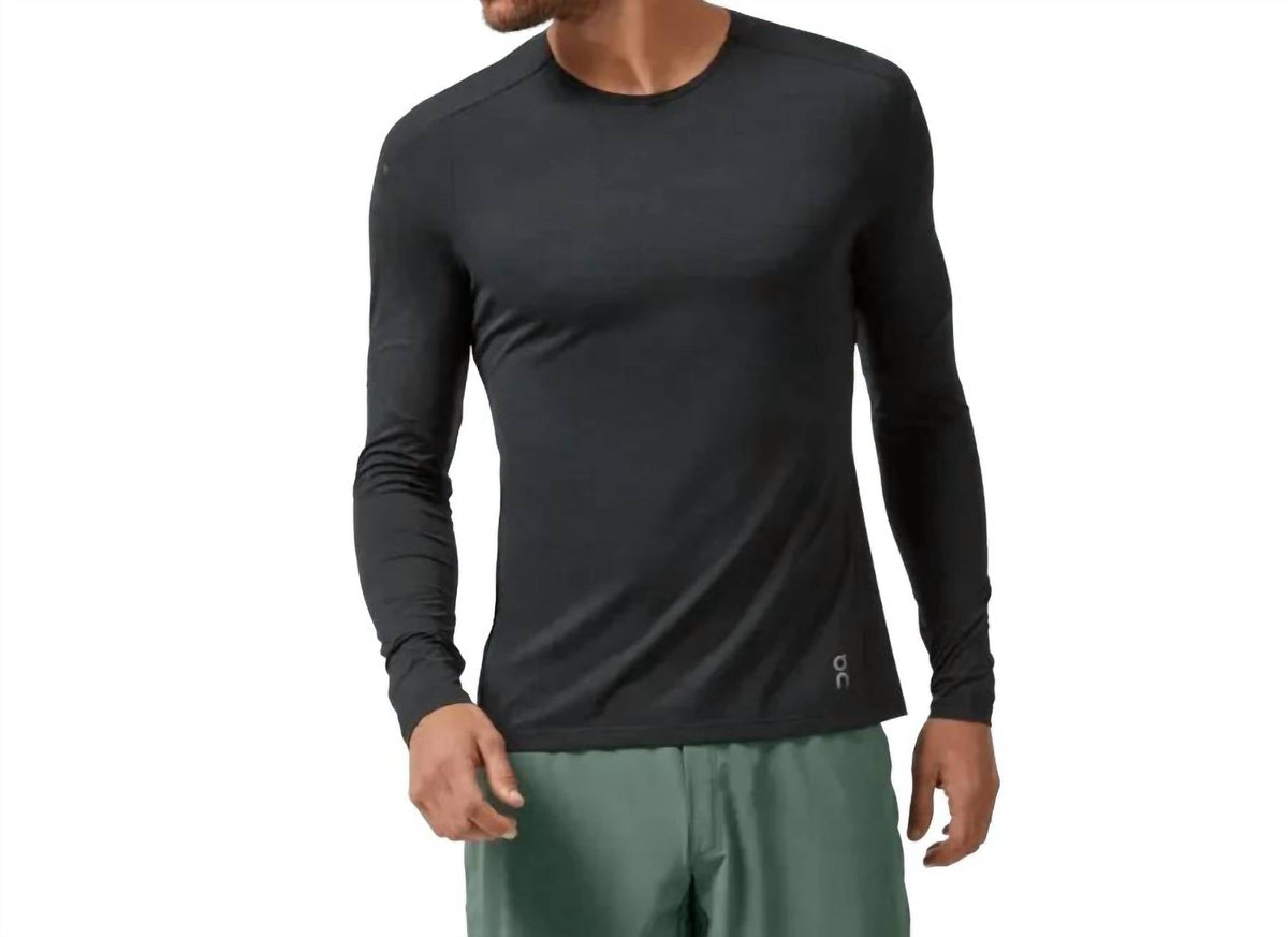 Performance Long Tee In Black