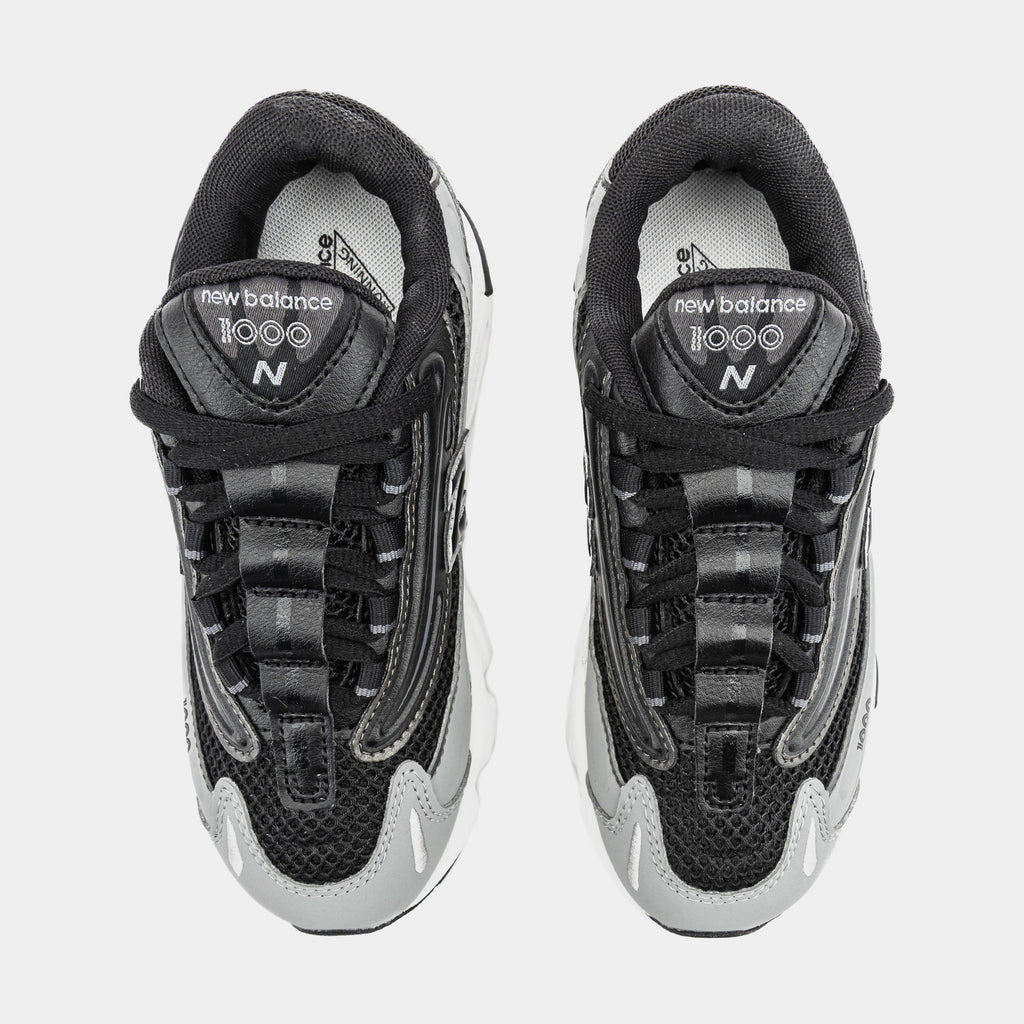 1000 Preschool Running Shoes (Black/Grey)