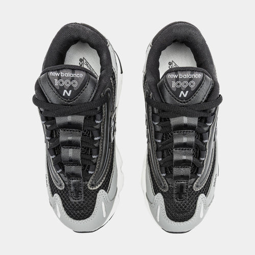 1000 Preschool Running Shoes (Black/Grey)