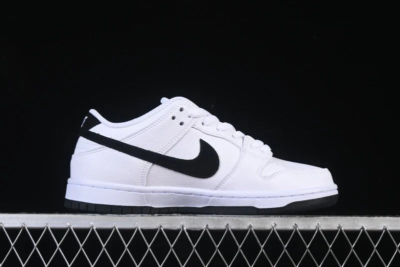 Nike SB Dunk Low "All White & Black"