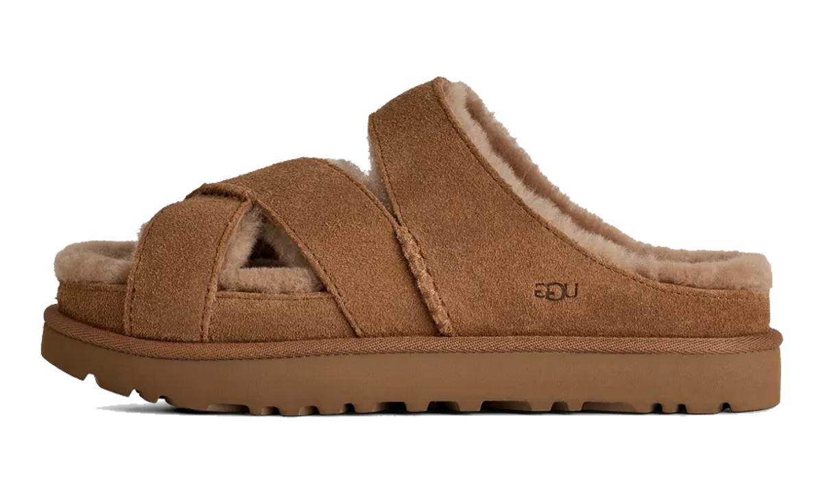 Greenport Cross Strap Slide WMNS "Chestnut" 1178470-CHE