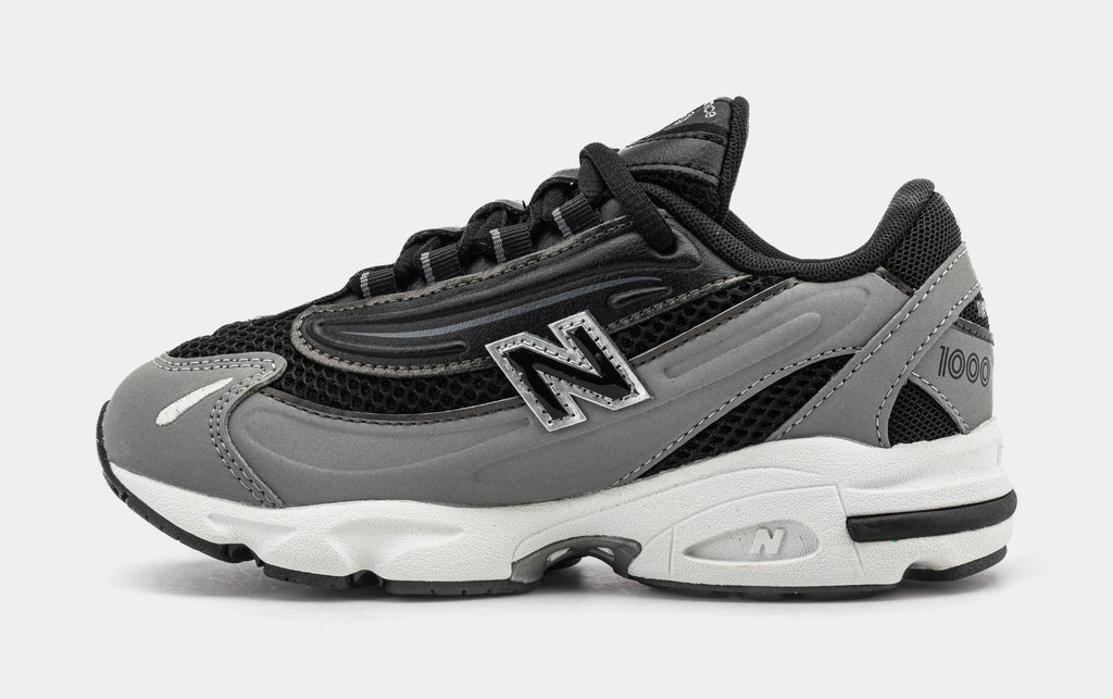 1000 Preschool Running Shoes (Black/Grey)