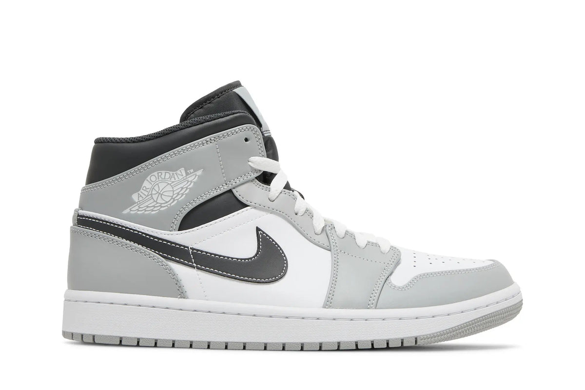 Jordan 1 Mid 'Light Smoke Grey'