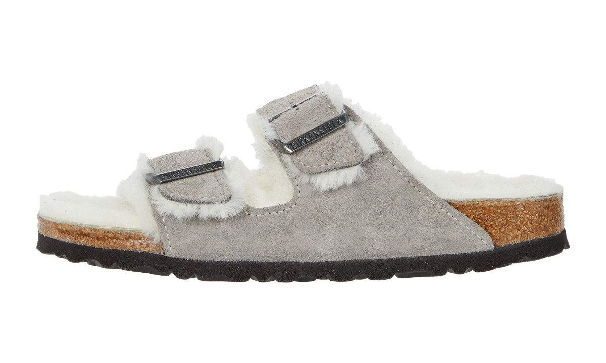 Arizona Shearling Suede Leather "Stone Coin - Wide Fit" 1017402