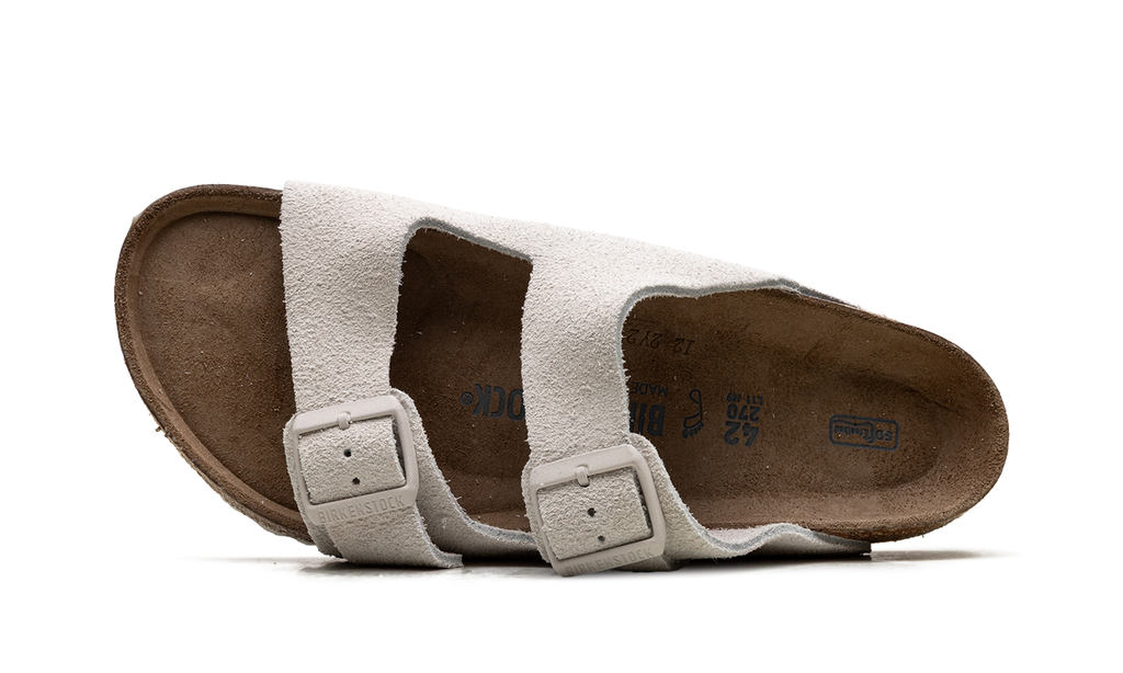 ARIZONA SOFT FOOTBED "Suede Leather - Antique White" 1024554