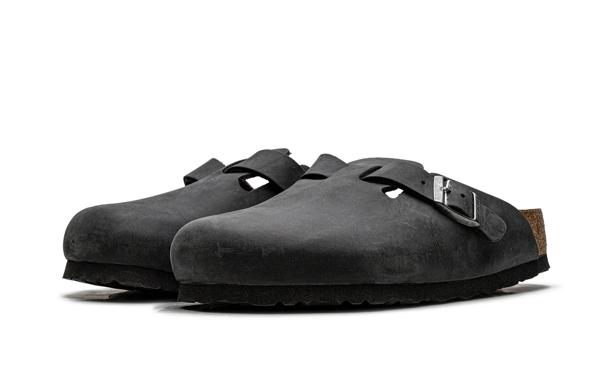 Boston Clog "Wide - Black Oiled Leather" 0059461