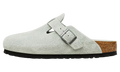Boston Soft Footbed Suede Leather "Pure Sage Tonal FB" 1031720