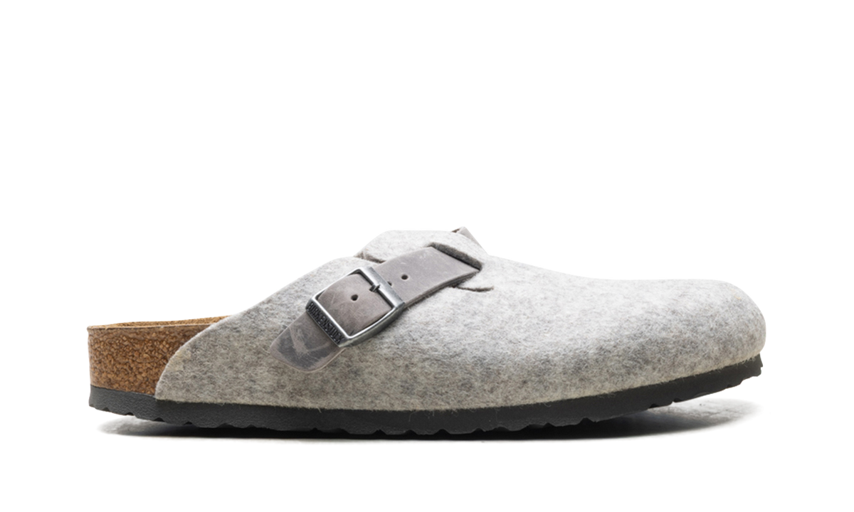 Boston Natural Leather-Felt "Light Grey - Narrow FIt" 1026163